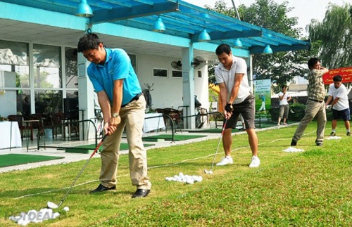 Viet Green Golf, sân tập golf Viettime